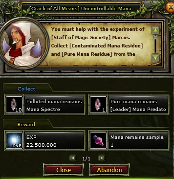 [Crack of All Means] Uncontrollable Mana