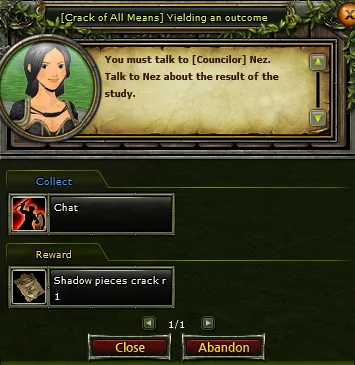 [Crack of All Means] Yielding an outcome
