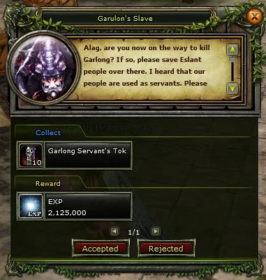Garulon’s Slave