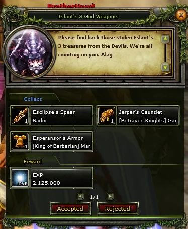 Islant’s 3 God Weapons